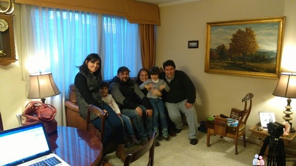 Fotos con periodistas CNN nota Valentina